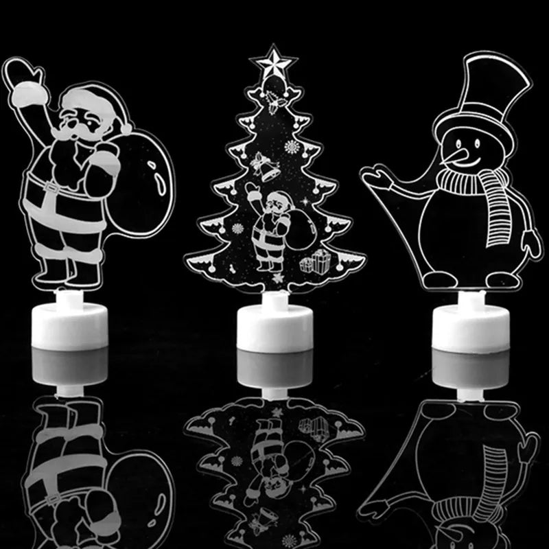 Mini Snowman Lamp Christmas Ornament