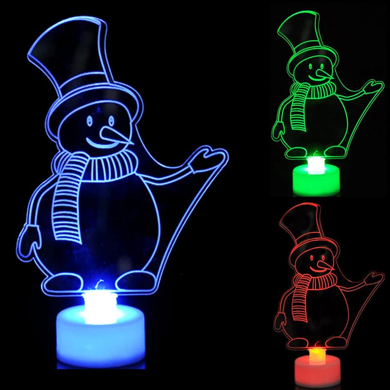 Mini Snowman Lamp Christmas Ornament