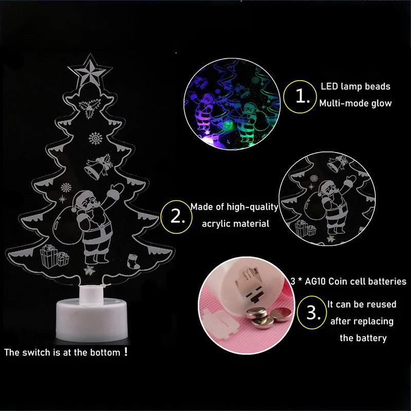 Mini Snowman Lamp Christmas Ornament